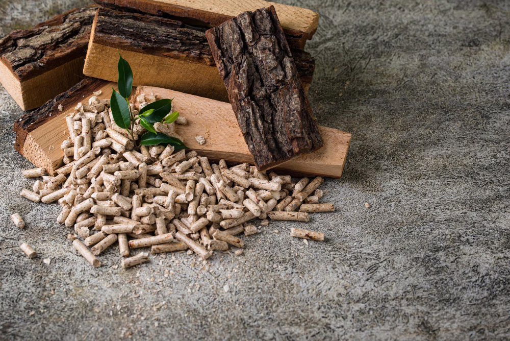 Pellet w ogrodzie